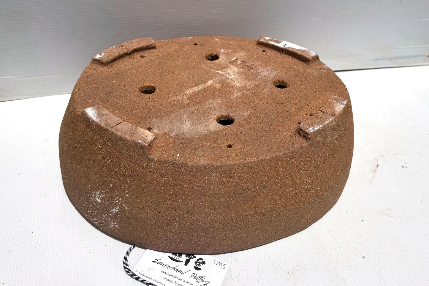 Oval 40cm Stoneware Smooth Finish Unglazed Bonsai Pot