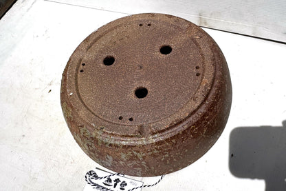 Round 31cm Brown Smooth Stoneware Woodash Bonsai Pot