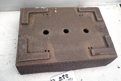 Rectangular 34cm Brown Textured Stoneware Bonsai Pot