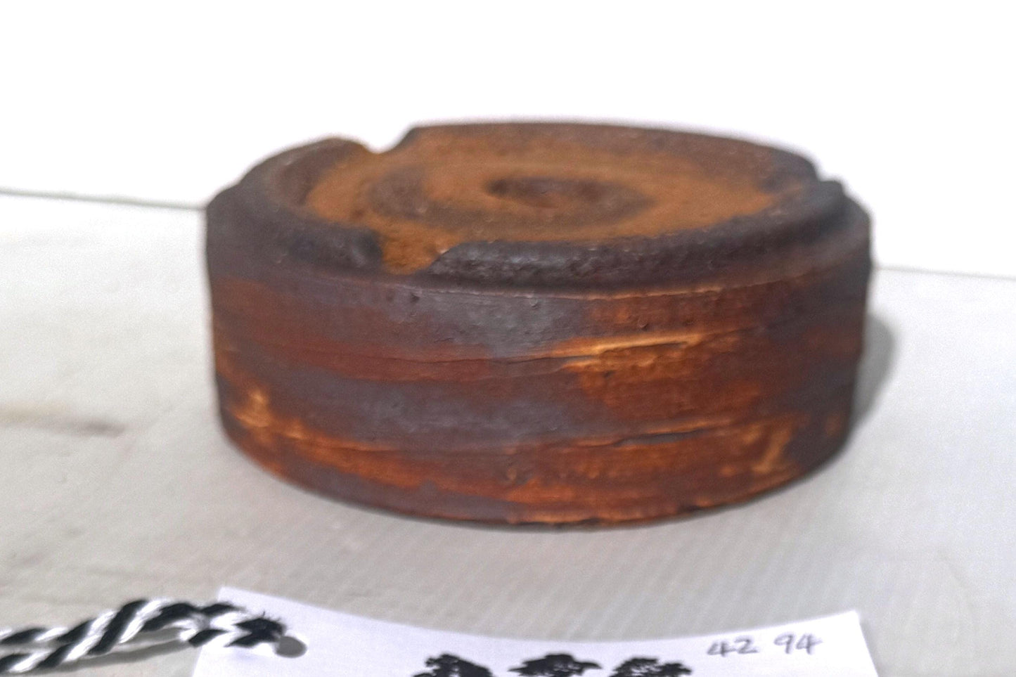Round 12cm Brown Smooth Finish Stoneware Unglazed Bonsai Pot