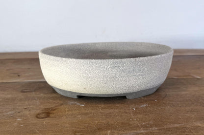 Oval 23.5cm Stoneware Smooth Finish Unglazed Bonsai Pot