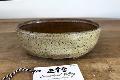 Oval 21cm Green Glazed Stoneware Bonsai Pot