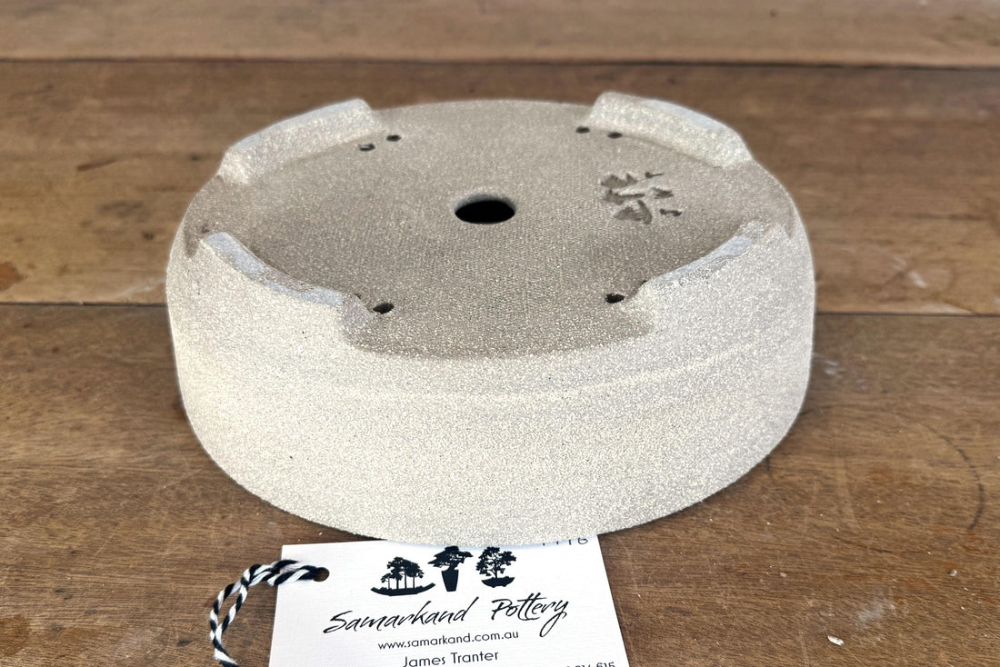 Oval 22cm Stoneware Smooth Finish Unglazed Bonsai Pot