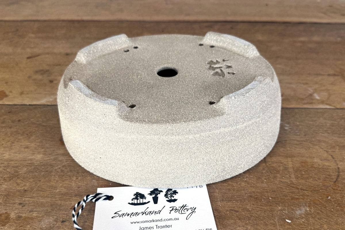 Oval 22cm Stoneware Smooth Finish Unglazed Bonsai Pot